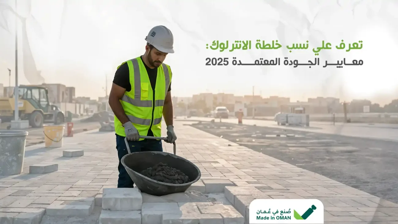 نسب خلطة الانترلوك